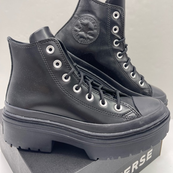 Converse WMNS 
CTAS LUGGED HEEL HI
BLACK/TOTAL ECLIPSE/BLACK Platform Sneakers - Picture 6 of 16